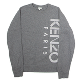 KENZO Mens Sweatshirt Grey Crew Neck S