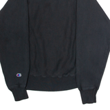CHAMPION REVERSE WEAVE Mens Sweatshirt Black Crew Neck S