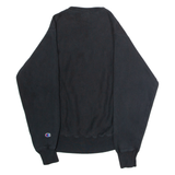 CHAMPION REVERSE WEAVE Mens Sweatshirt Black Crew Neck S