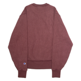 CHAMPION REVERSE WEAVE Inside Out Mens Sweatshirt Maroon Crew Neck S
