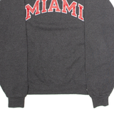CHAMPION Miami Mens Sweatshirt Grey Crew Neck USA M