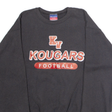 CHAMPION Kougars Football Mens Sweatshirt Grey Crew Neck 90s USA S