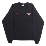 CHAMPION Discount Tire 'Jon S.' Mens Sweatshirt Black Crew Neck USA L