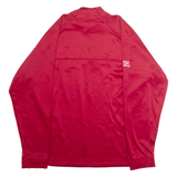 CHAMPION University Of Indiana Hoosiers Mens Sweatshirt Red 1/4 Zip USA L