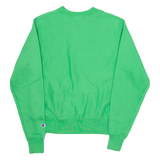 CHAMPION REVERSE WEAVE Mens Sweatshirt Green Crew Neck S