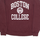 CHAMPION Boston College Womens Sweatshirt Maroon Crew Neck USA S
