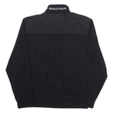 NAUTICA Mens Sweatshirt Black 1/4 Zip L