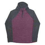 THE NORTH FACE Womens Sweatshirt Maroon High Neck M