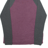 THE NORTH FACE Womens Sweatshirt Maroon High Neck M