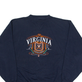 MIDWEST EMBROIDERY Virginia Cavaliers Mens Sweatshirt Blue Crew Neck USA XL
