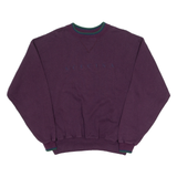 TIME OUT Scecina Womens Sweatshirt Purple Crew Neck USA L