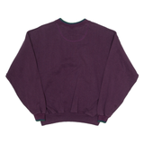 TIME OUT Scecina Womens Sweatshirt Purple Crew Neck USA L
