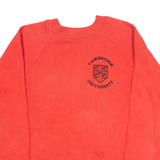 KASS FAYRE Cambridge Unversity Mens Sweatshirt Orange Crew Neck M