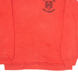 KASS FAYRE Cambridge Unversity Mens Sweatshirt Orange Crew Neck M