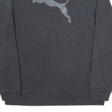 PUMA Mens Sweatshirt Grey Crew Neck M