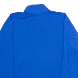 NIKE F.I.T. Mens Sweatshirt Blue 1/4 Zip M