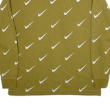 NIKE Mens Sweatshirt Green XS