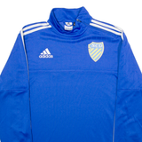 ADIDAS SCD Mens Sweatshirt Blue 1/4 Zip M
