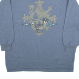 CHARLES VOGELE Cosmos Mens Sweatshirt Blue 1/4 Zip XL