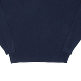 TOMMY HILFIGER Womens Jumper Blue Tight Knit L