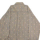 TRADER BAY Mens Shirt Gold 90s Check Long Sleeve M