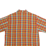 NICK CARTER Mens Shirt Orange 90s Check XXS