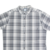 COLUMBIA Mens Shirt Grey Check 2XL