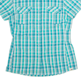 THE NORTH FACE Womens Shirt Blue Plaid S
