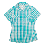 THE NORTH FACE Womens Shirt Blue Plaid S