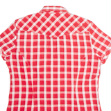 JACK WOLFSKIN Slim Fit Womens Shirt Red Check UK 16
