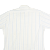 Mens Shirt Cream 90s Striped XL