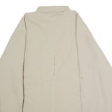 ALPINE CLUB SWITZERLAND Mens Plain Shirt Beige Long Sleeve XL