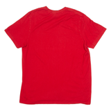 ADIDAS Mens T-Shirt Red L