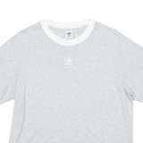ADIDAS ORIGINALS Womens T-Shirt Grey UK 10