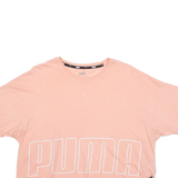 PUMA Cropped Womens T-Shirt Pink M