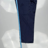 Carhartt Carpenter Trousers - 36W 32L Blue Cotton Blend