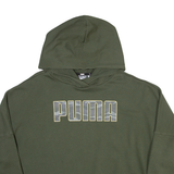 PUMA Womens Green Hoodie UK 16