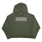 PUMA Womens Green Hoodie UK 16