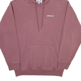 ADIDAS ORIGINALS Womens Maroon Hoodie UK 10