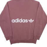 ADIDAS ORIGINALS Womens Maroon Hoodie UK 10