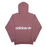 ADIDAS ORIGINALS Womens Maroon Hoodie UK 10