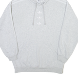 ADIDAS ORIGINALS Womens Grey Hoodie UK 8