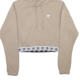 ADIDAS ORIGINALS Womens Brown Hoodie UK 6