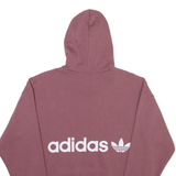 ADIDAS ORIGINALS Womens Purple Hoodie UK 6