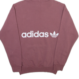 ADIDAS ORIGINALS Womens Purple Hoodie UK 6