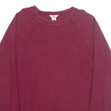 LEVI'S Ribbed Mens T-Shirt Red Long Sleeve XL