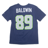 NIKE NFL Seattle Seahawks '89 Baldwin Mens T-Shirt Blue USA L