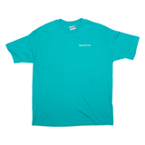 HANES Medical Centre Mens T-Shirt Green XL