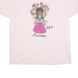 HAZELWOOD De Grazia Arizona Womens T-Shirt Pink USA L