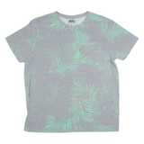 LEVI'S Tropical Print Mens T-Shirt Grey XL
